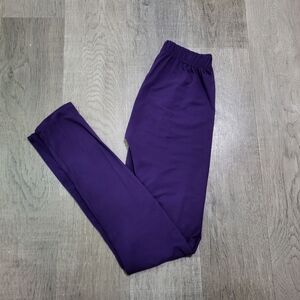 Purple Solid Leggings, Sweetlegs Petite 0-6, VGUC